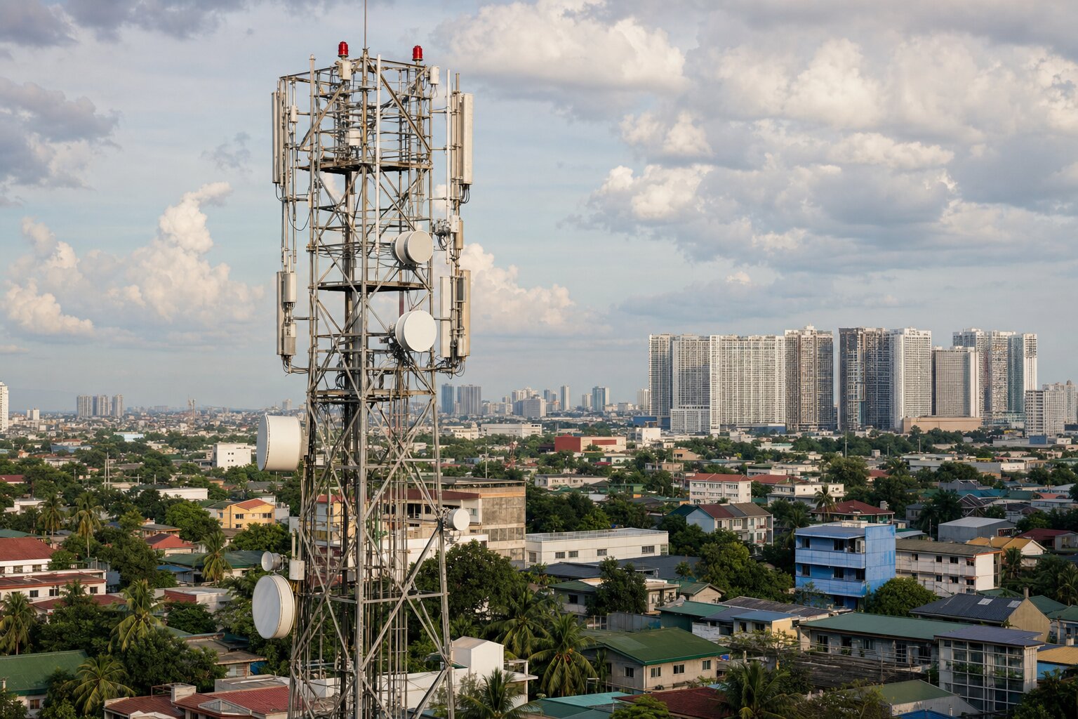 Telecom towers across the Philippines